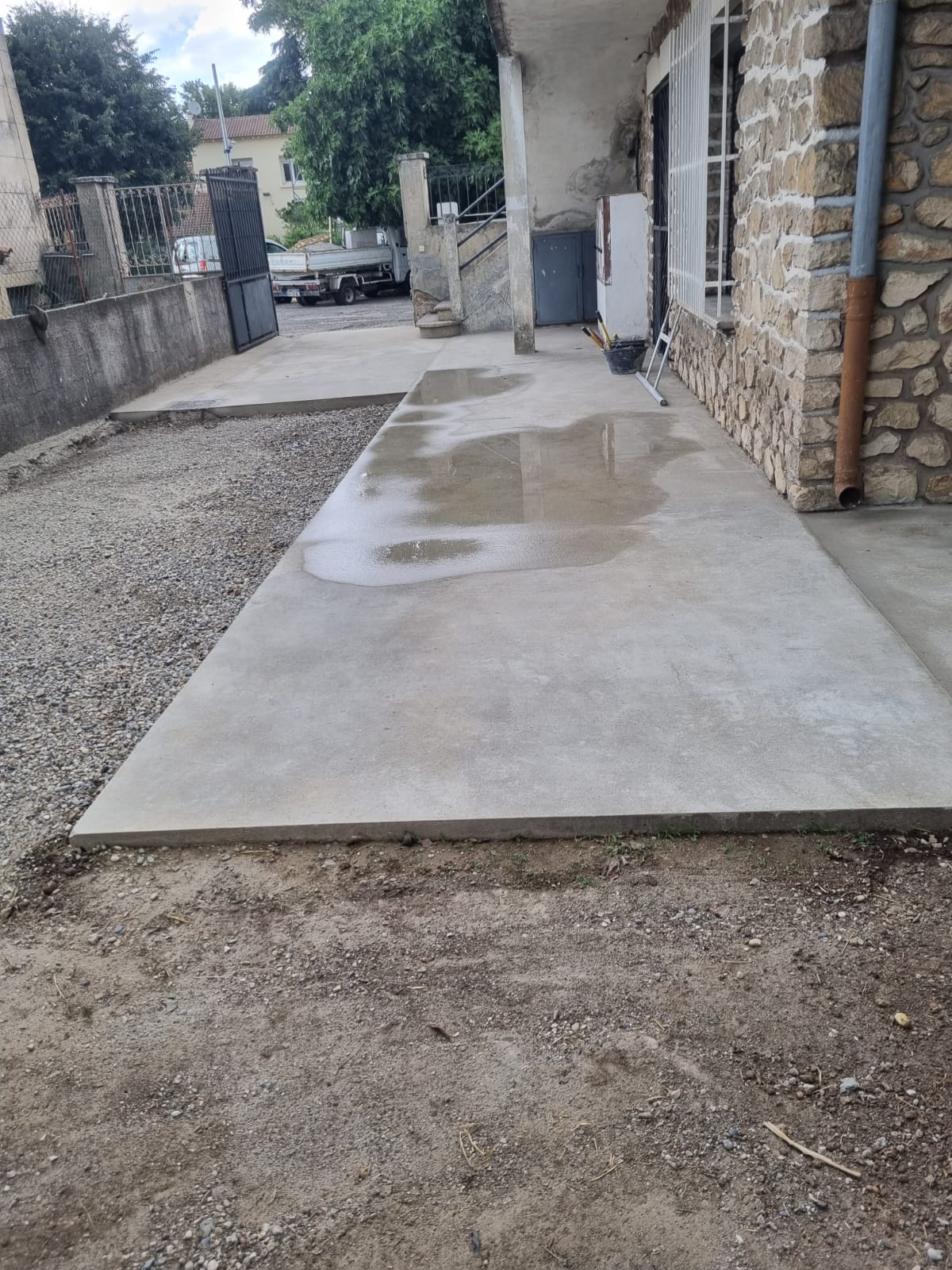 Dalle béton extérieure – Drôme