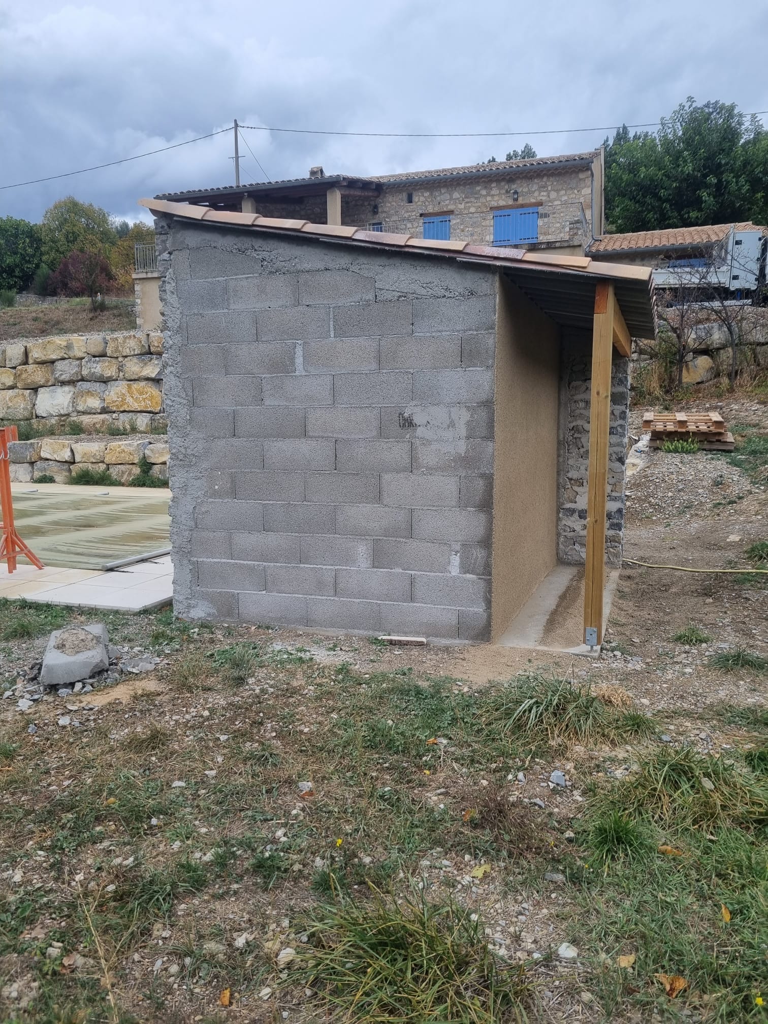 Enduit extérieur – façade maison