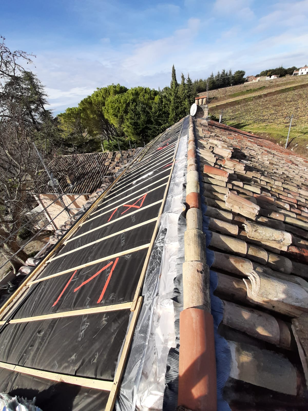 Rénovation toiture – Nyons 26110