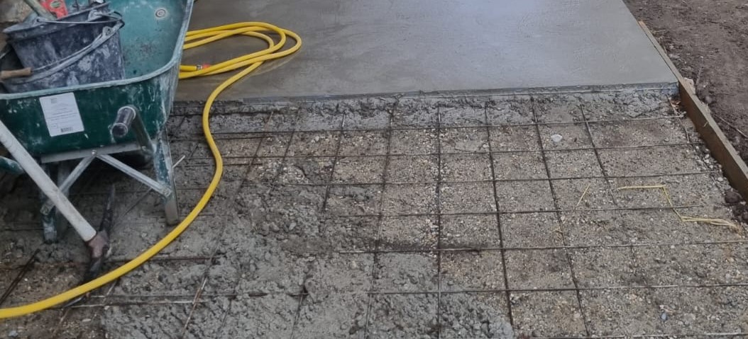 Béton désactivé terrasse Nyons